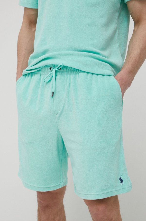 Polo Ralph Lauren Pižama kratke hlače Polo Ralph Lauren moški, zelena barva