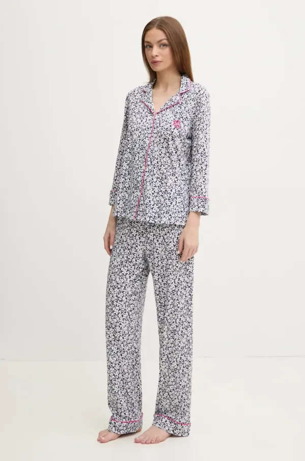 Lauren Ralph Lauren Pižama Lauren Ralph Lauren ženska, mornarsko modra barva, ILN92401