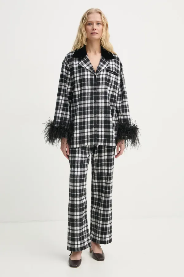 The Sleeper Pižama The Sleeper ženska, črna barva, HC2418FPF