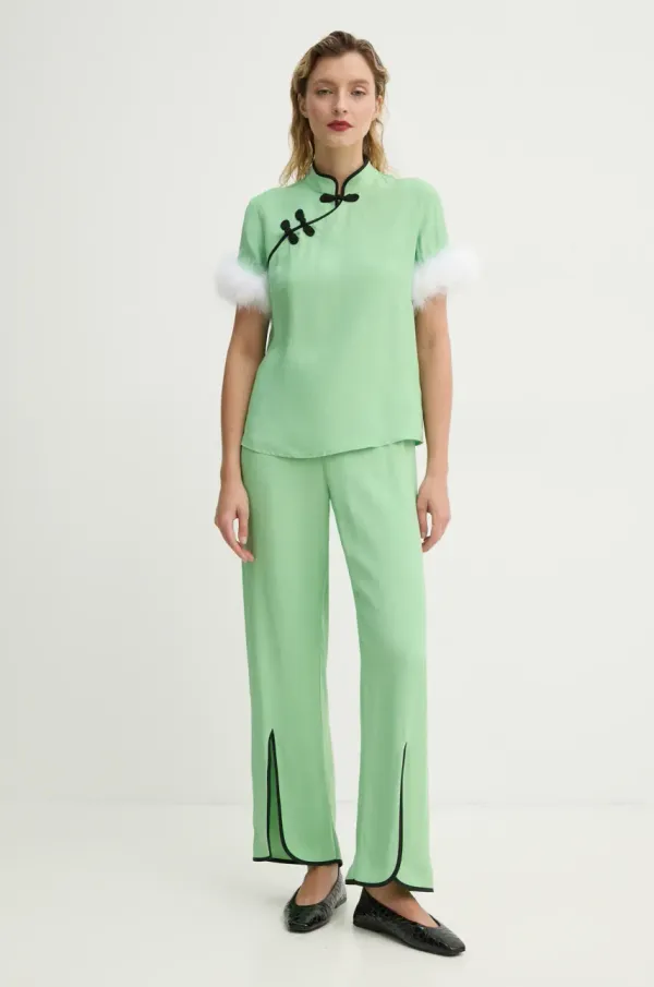 The Sleeper Pižama The Sleeper ženska, zelena barva, DRSP03P008F