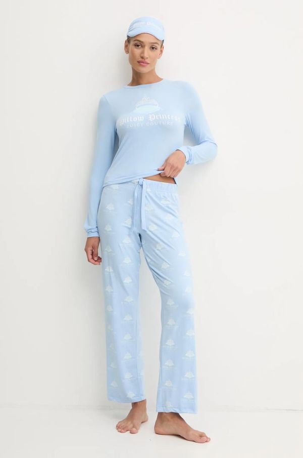 Juicy Couture Pižama z masko za oči Juicy Couture PILLOW PRINCESS LS PYJAMA SET ženska, JCLPJ125662