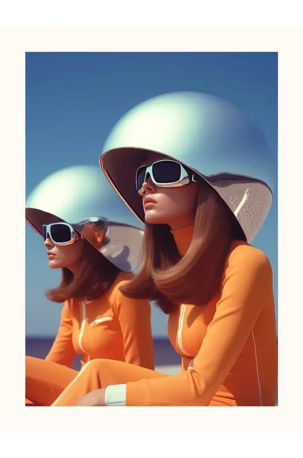 HARTMAN Plakat a.i. art HARTMAN Retro Future 05 45,72 x 60,96 cm