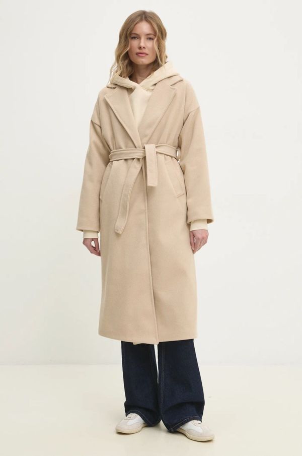 Answear Lab Plašč Answear Lab ženski, bež barva