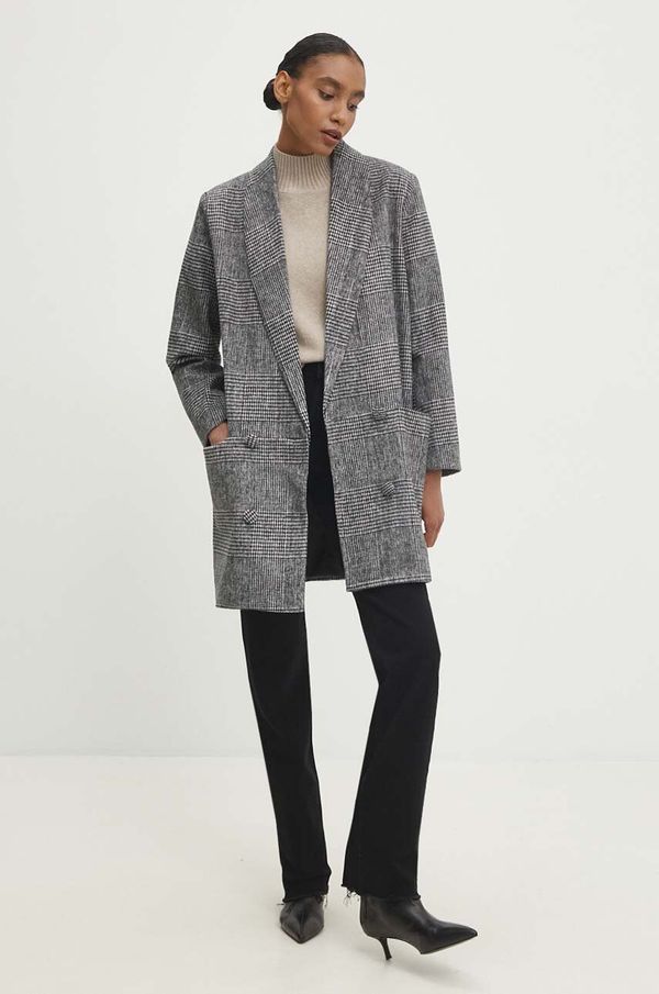 Answear Lab Plašč Answear Lab ženski, črna barva