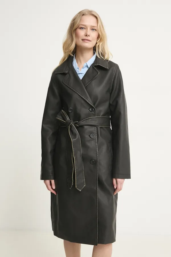 Answear Lab Plašč Answear Lab ženski, rjava barva