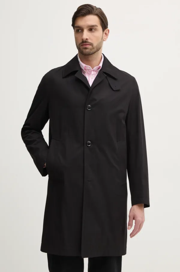 BOSS Plašč BOSS moški, črna barva, 50540478
