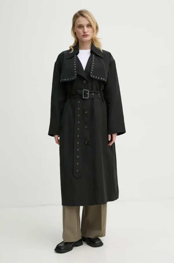 Bruuns Bazaar Plašč Bruuns Bazaar ženski, črna barva, BBW4346