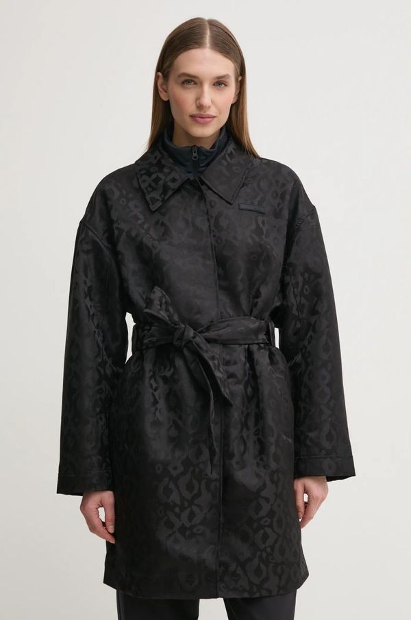 EA7 Emporio Armani Plašč EA7 Emporio Armani ženski, črna barva, AF15382.7W000486