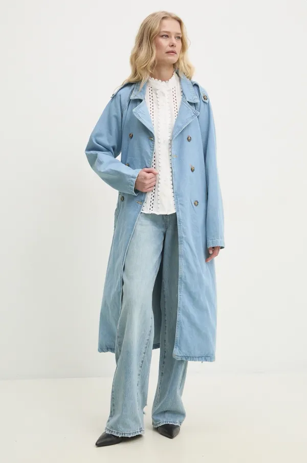 Answear Lab Plašč iz jeansa Answear Lab ženski