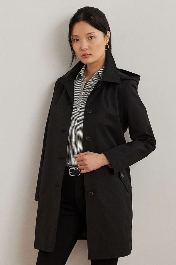Lauren Ralph Lauren Plašč Lauren Ralph Lauren ženski, črna barva, 297967121