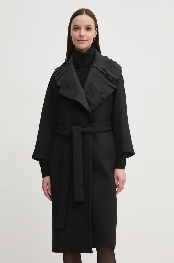 Sandro Ferrone Plašč Sandro Ferrone ženski, črna barva, SFS18YBEASFALTO