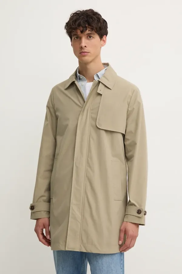 United Colors of Benetton Plašč United Colors of Benetton moški, zelena barva, 2Y38UN059