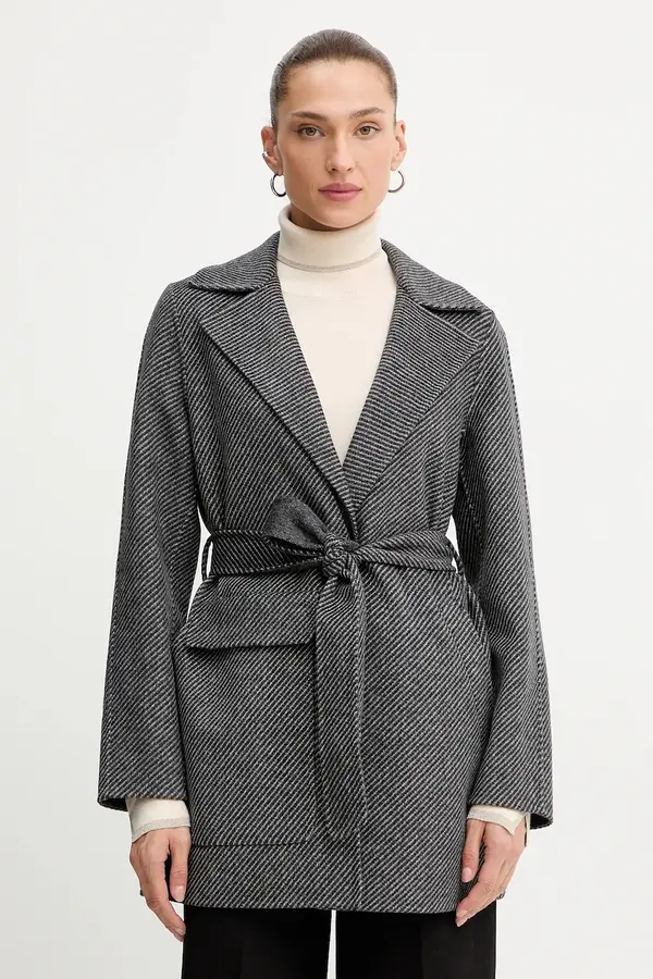 Armani Exchange Plašč z dodatkom volne Armani Exchange