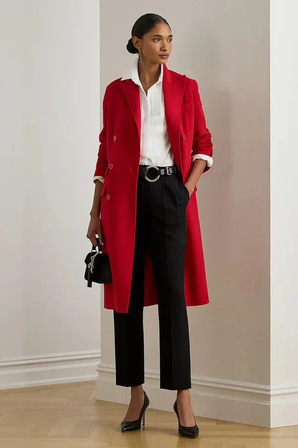 Lauren Ralph Lauren Plašč z dodatkom volne Lauren Ralph Lauren