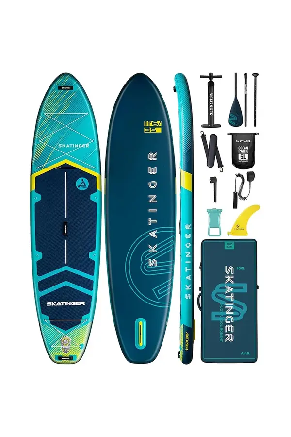 Skatinger Plavalna deska z dodatki Skatinger SUP Asiaticus 350 x 89 x 15 cm (11'6')