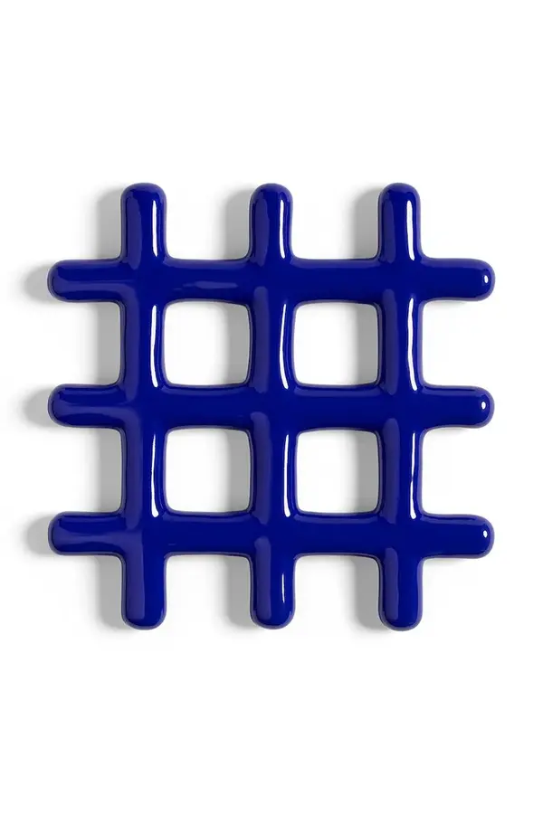 &k amsterdam Podstavek za vroče jedi &k amsterdam grid blue
