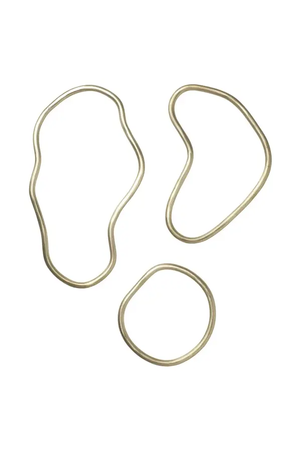 Ferm Living Podstavek za vroče jedi ferm LIVING Pond Trivets 3-pack