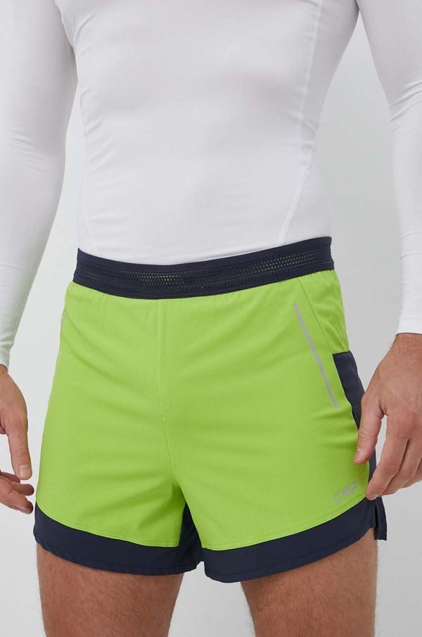 CMP Pohodne kratke hlače CMP zelena barva