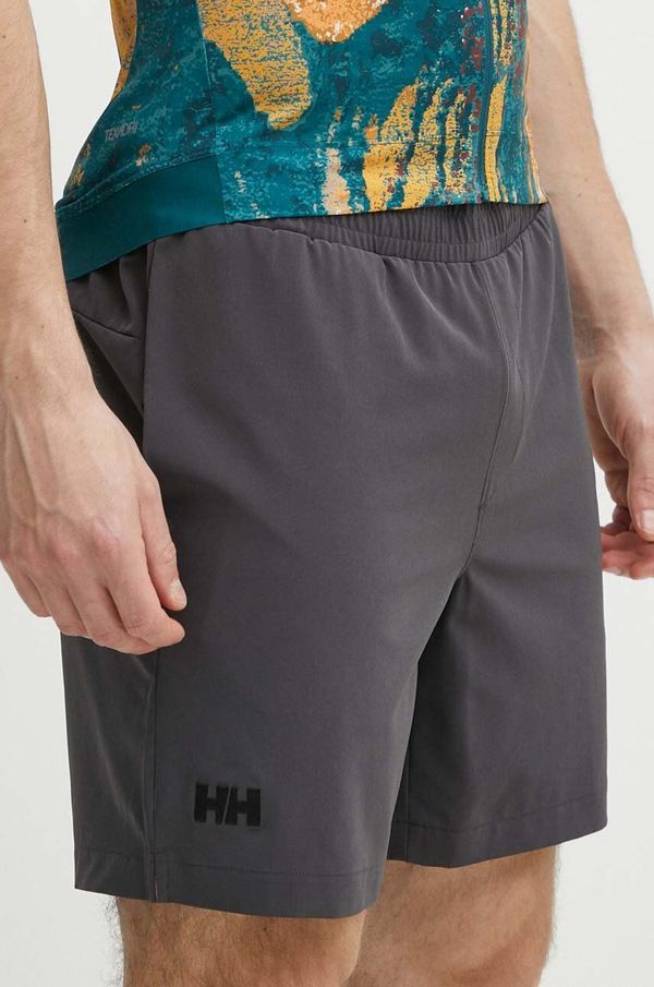 Helly Hansen Pohodne kratke hlače Helly Hansen Roam siva barva