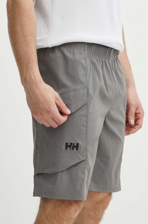 Helly Hansen Pohodne kratke hlače Helly Hansen Vista siva barva