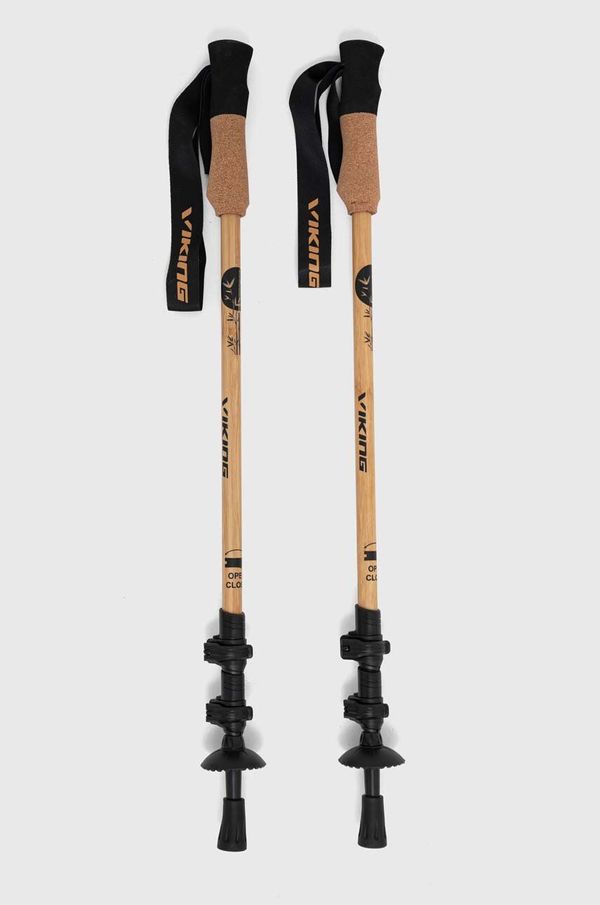 Viking Pohodniške palice Viking Bambu Pro bež barva