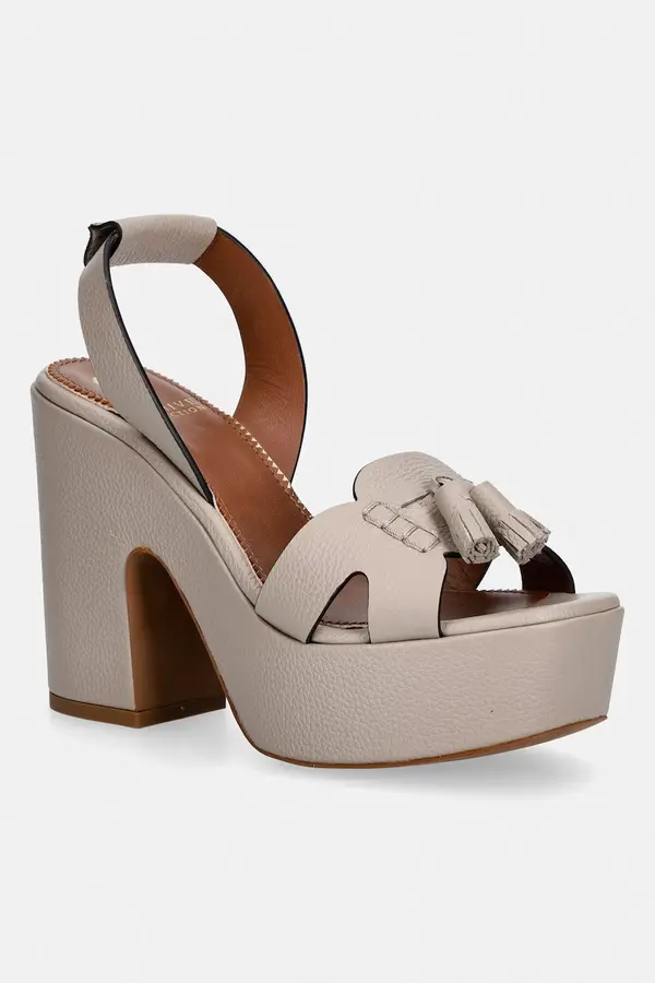 Pollini Pollini sandali s polno peto (blok)