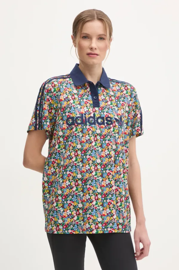 adidas Originals Polo adidas Originals Liberty ženski, mornarsko modra barva, JC7786