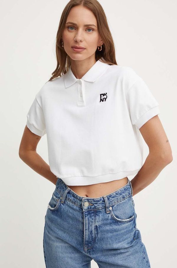 DKNY Polo Dkny ženski, bež barva, D2B4A108