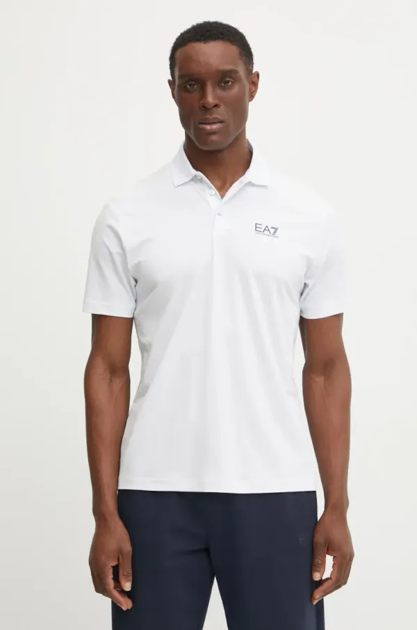 EA7 Emporio Armani Polo EA7 Emporio Armani moški, bela barva, AF13530.7M000180