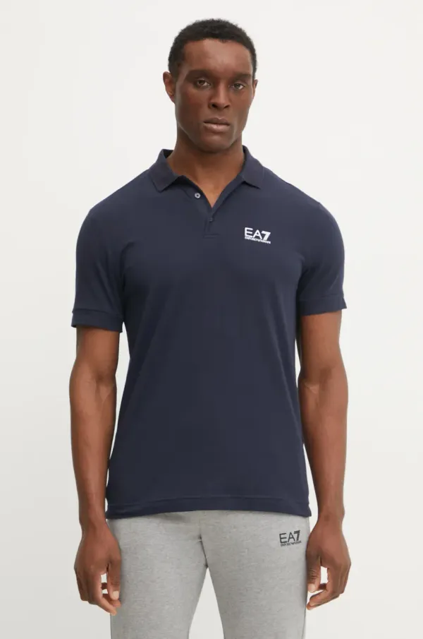 EA7 Emporio Armani Polo EA7 Emporio Armani moški, mornarsko modra barva, PJVQZ.8NPF14