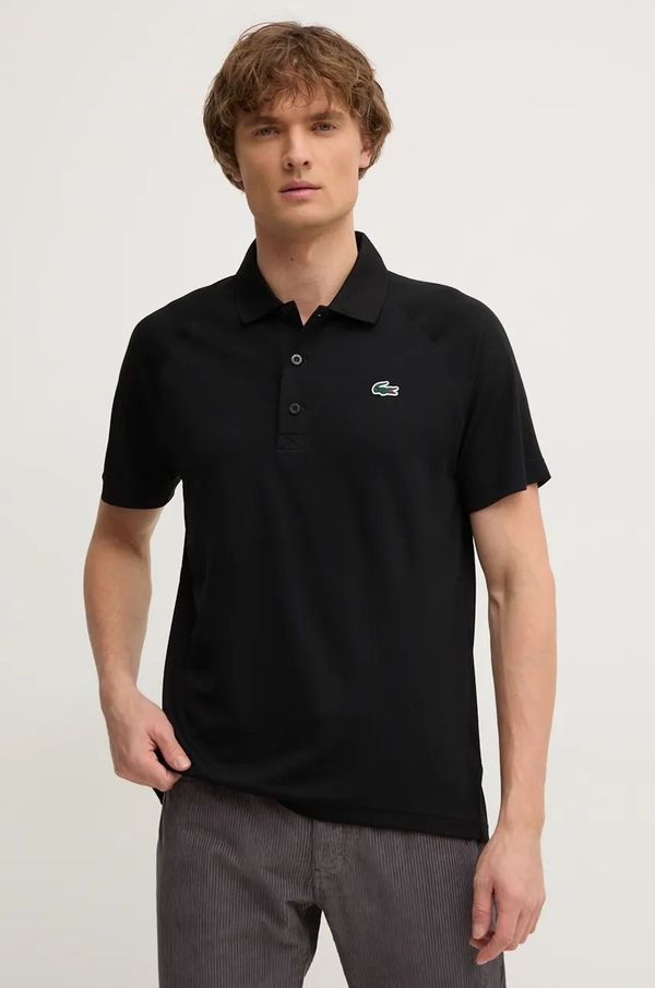 Lacoste Polo Lacoste moški, črna barva, DH3201