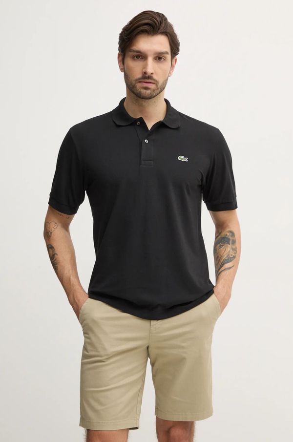 Lacoste Polo Lacoste moški, črna barva, PH9851