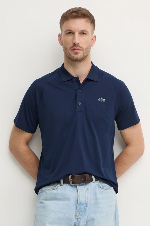 Lacoste Polo Lacoste moški, mornarsko modra barva, DH3201