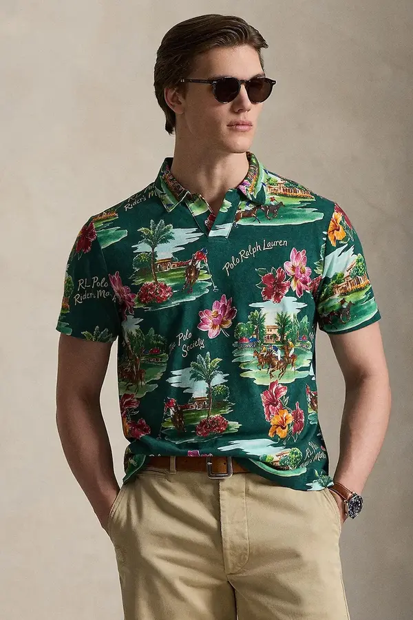 Polo Ralph Lauren Polo majica z dodatkom lana Polo Ralph Lauren
