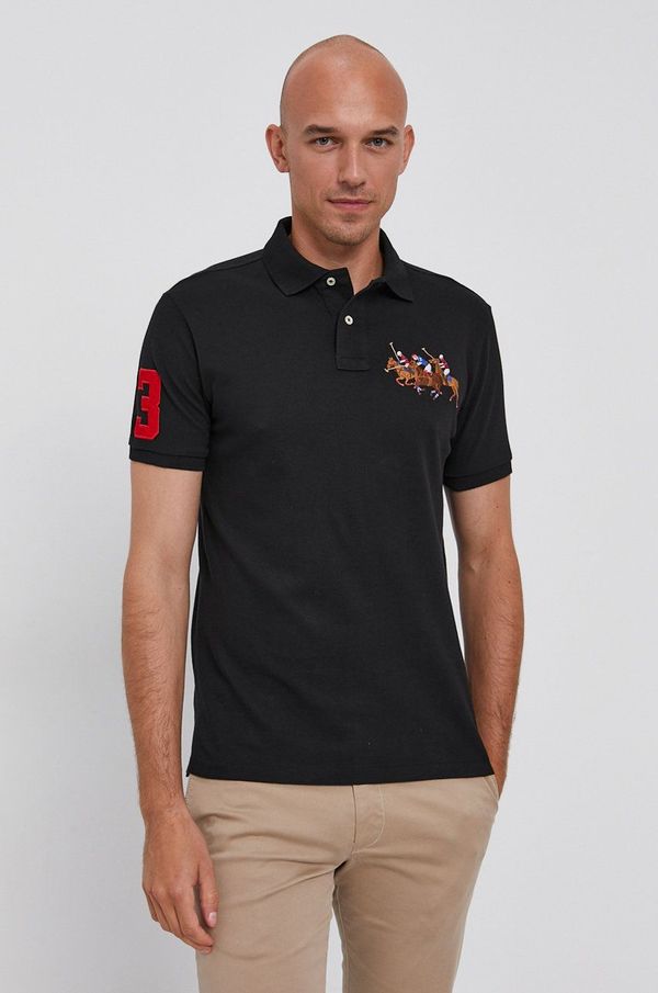 Polo Ralph Lauren Polo Polo Ralph Lauren moški, črna barva