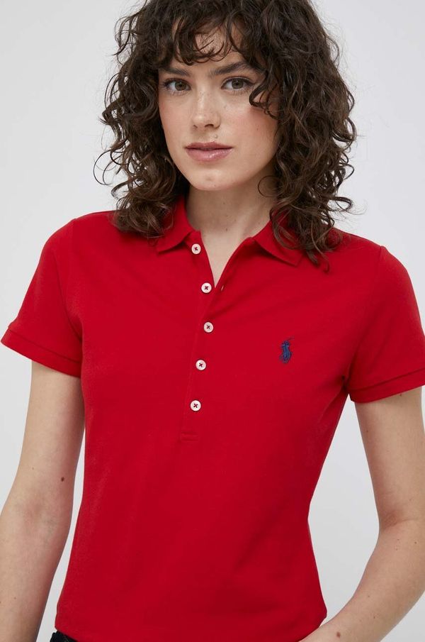 Polo Ralph Lauren Polo Polo Ralph Lauren ženski, rdeča barva