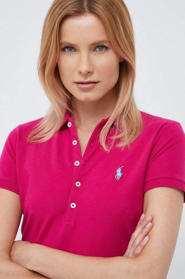 Polo Ralph Lauren Polo Polo Ralph Lauren ženski, roza barva