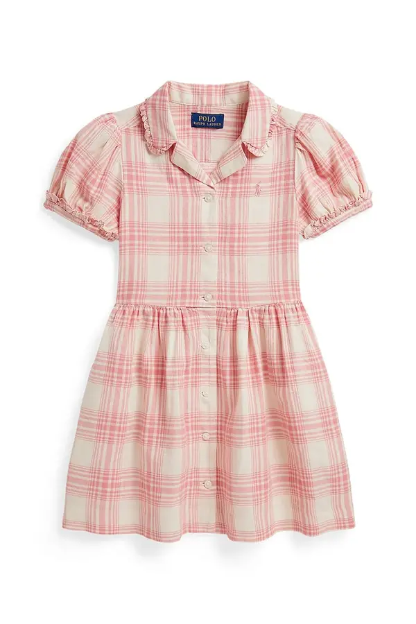 Polo Ralph Lauren Polo Ralph Lauren babydoll obleka z lanom