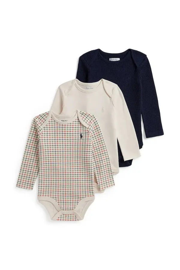 Polo Ralph Lauren Polo Ralph Lauren body otroški bombažen paket 3 kosov
