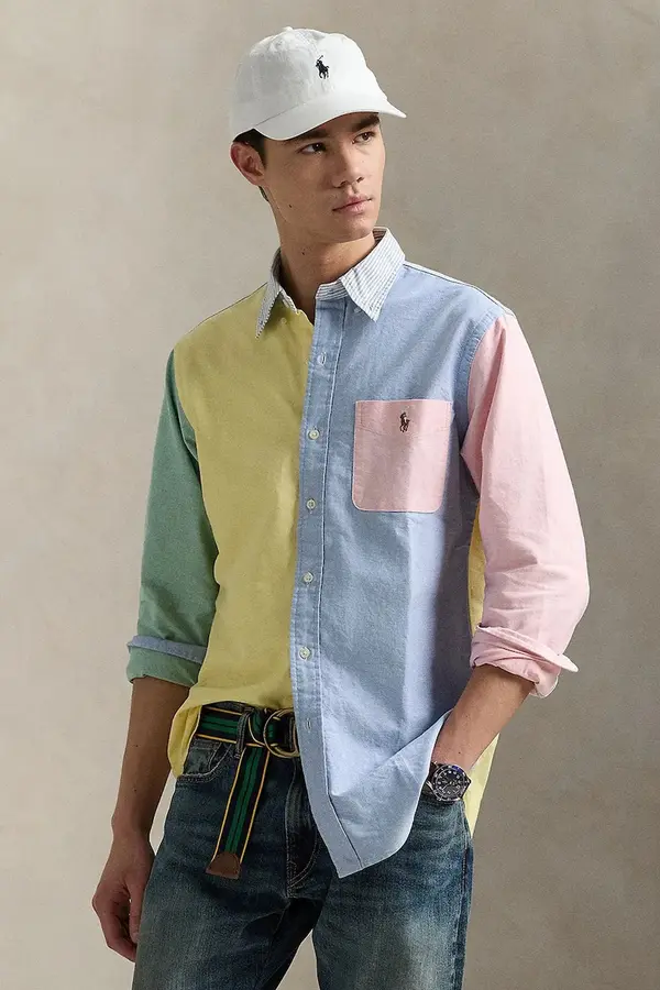 Polo Ralph Lauren Polo Ralph Lauren Bombažna srajca Polo Ralph Lauren