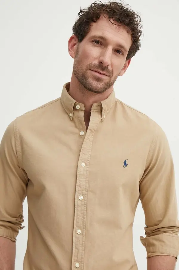 Polo Ralph Lauren Polo Ralph Lauren Bombažna srajca Polo Ralph Lauren
