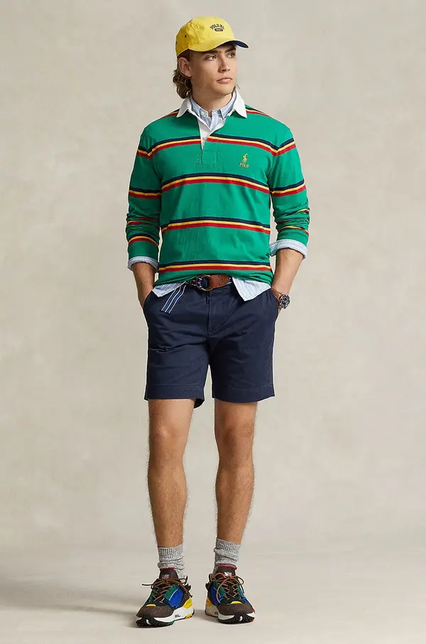 Polo Ralph Lauren Polo Ralph Lauren chino kratke hlače moške bombažne z elastanom