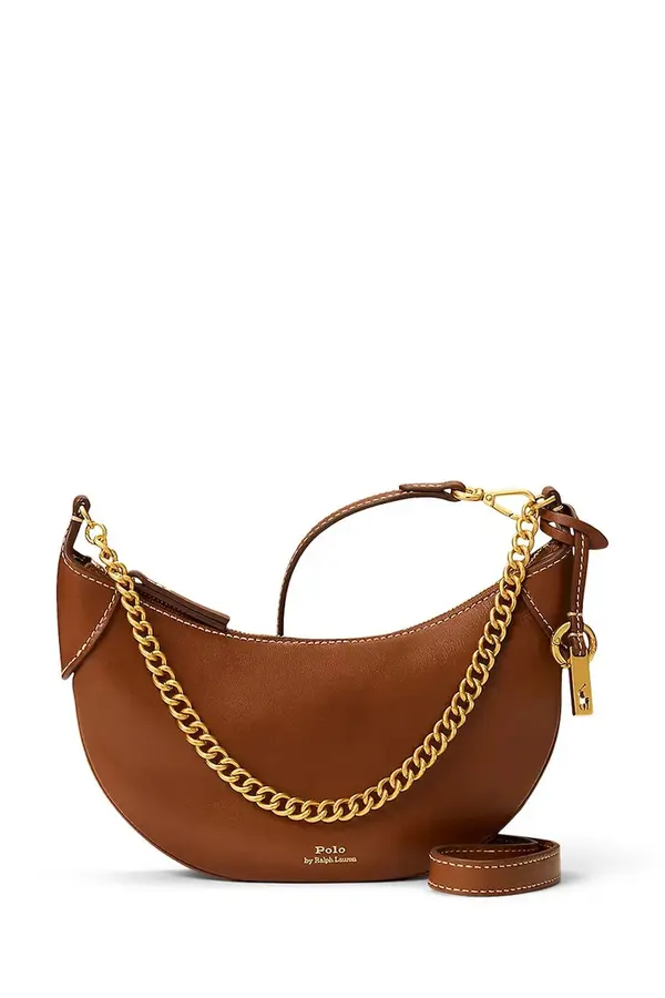 Polo Ralph Lauren Polo Ralph Lauren Crossbody torbica ženska usnjena
