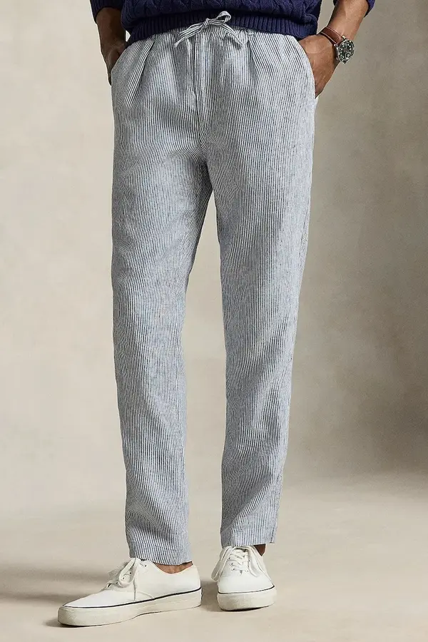 Polo Ralph Lauren Polo Ralph Lauren hlače moške lanene