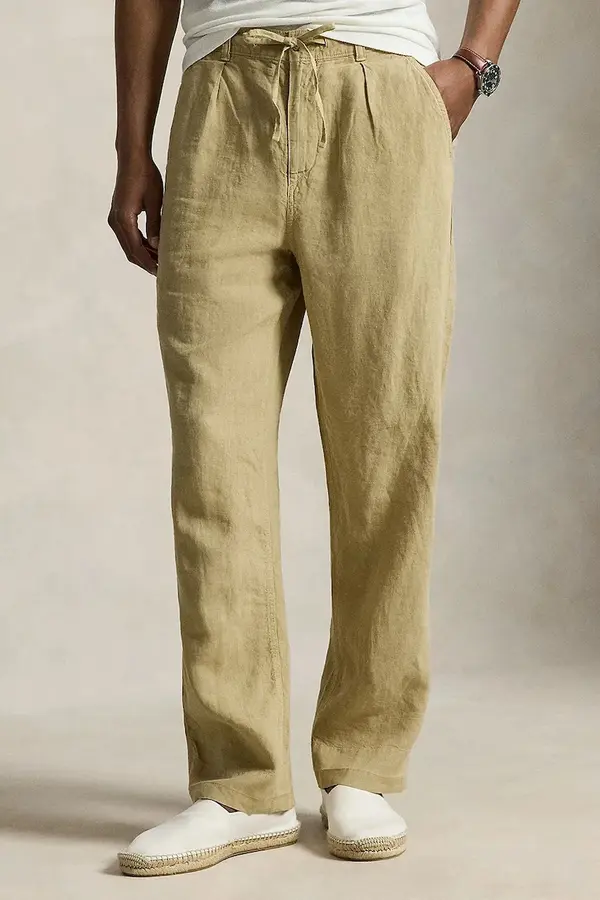 Polo Ralph Lauren Polo Ralph Lauren hlače moške lanene
