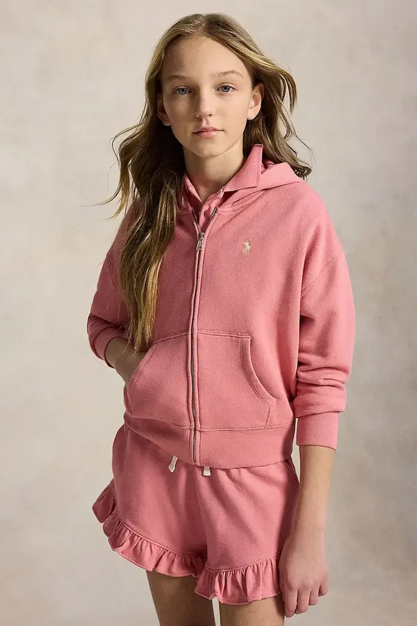 Polo Ralph Lauren Polo Ralph Lauren jopica s kapuco otroška bombažna