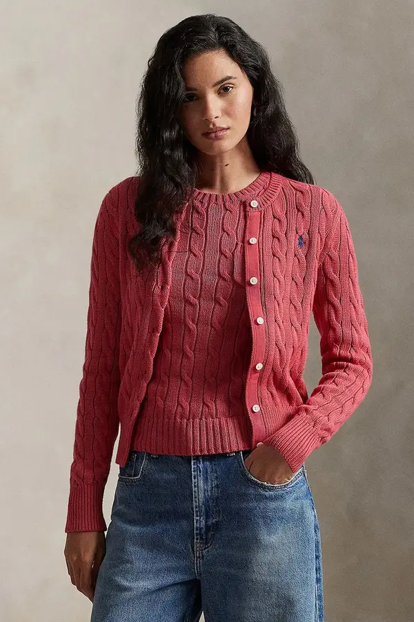 Polo Ralph Lauren Polo Ralph Lauren kardigan ženski bombažen