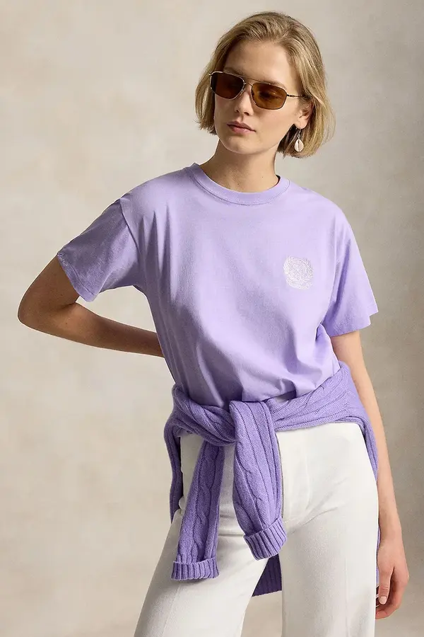 Polo Ralph Lauren Polo Ralph Lauren kratka majica ženska bombažna Wimbledon