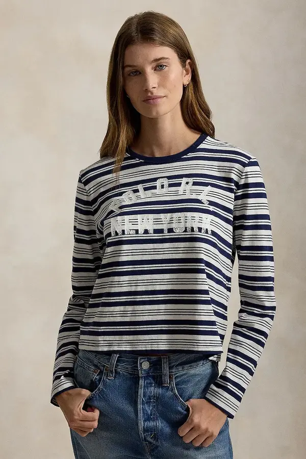 Polo Ralph Lauren Polo Ralph Lauren majica z dolgimi rokavi ženska bombažna