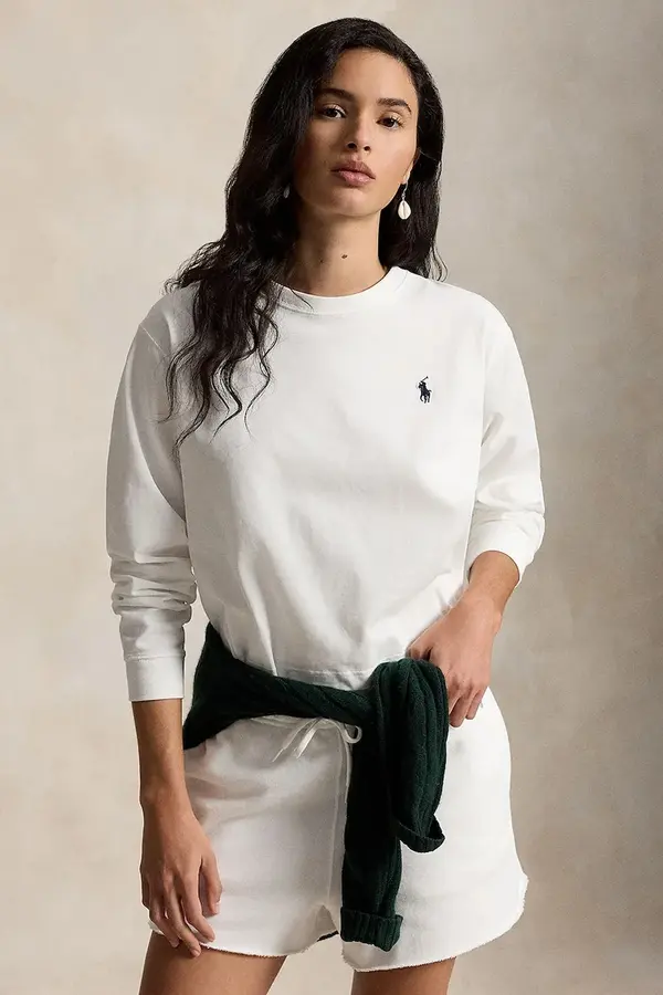 Polo Ralph Lauren Polo Ralph Lauren majica z dolgimi rokavi ženska bombažna Wimbledon